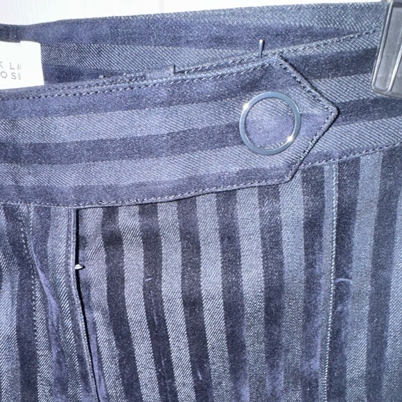 Derek Lam 10 Crosby  Striped Crop Flare Trousers Womens Size 2 - Picture 7 of 16